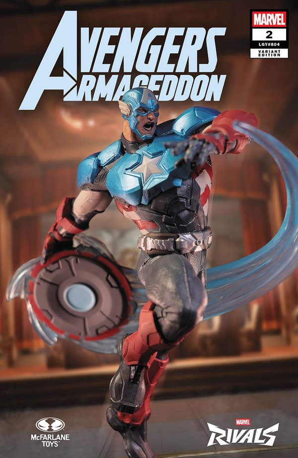 Cover image for AVENGERS: ARMAGEDDON #2 MCFARLANE TOYS MARVEL RIVALS VARIANT