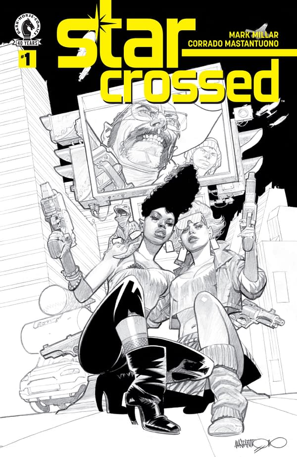 Cover image for Star-Crossed #1 (CVR B) (B&W) (Corrado Mastantuono)