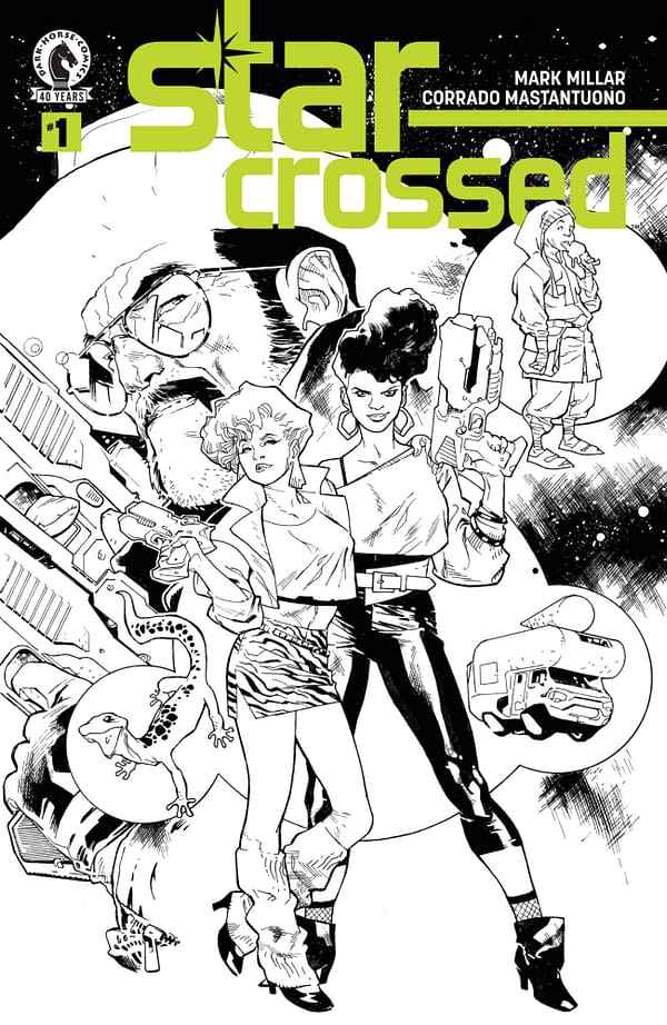 Cover image for Star-Crossed #1 (CVR D) (B&W) (Stuart Immonen)