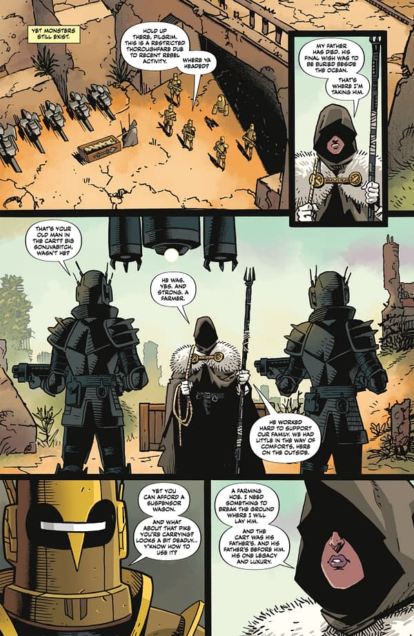 Interior preview page from GRENDEL: DEVIL'S CRUCIBLE--SEDITION #1 MATT WAGNER COVER