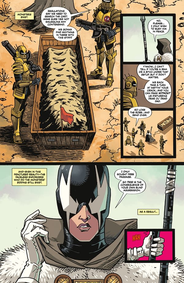 Interior preview page from GRENDEL: DEVIL'S CRUCIBLE--SEDITION #1 MATT WAGNER COVER