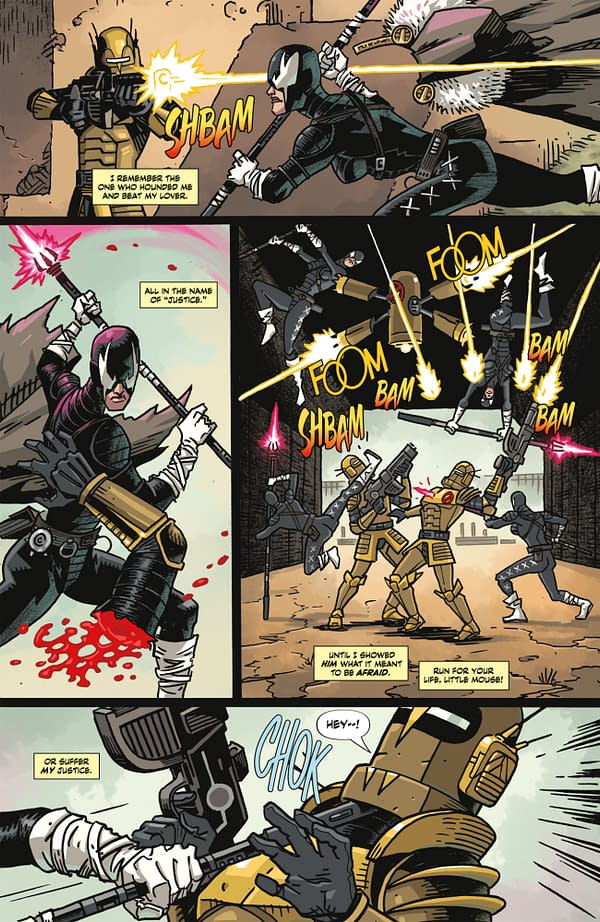 Interior preview page from GRENDEL: DEVIL'S CRUCIBLE--SEDITION #1 MATT WAGNER COVER