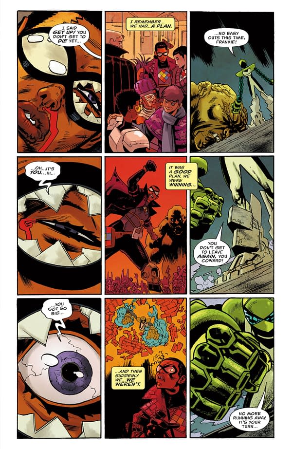Interior preview page from MINOR THREATS: THE LAST DEVIL LEFT ALIVE #5 SCOTT HEPBURN COVER