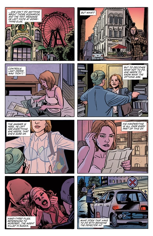 Interior preview page from JOHN LE CARRE'S: THE CIRCUS--LOSING CONTROL #3 MARCO FINNEGAN COVER