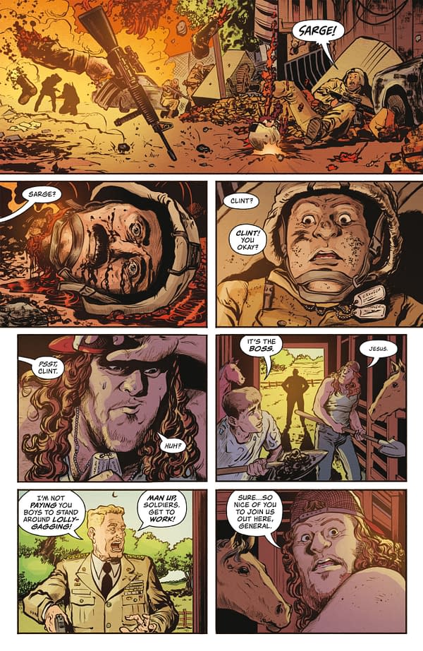 Interior preview page from AMERICAN CAPER #9 TYLER BOSS COVER