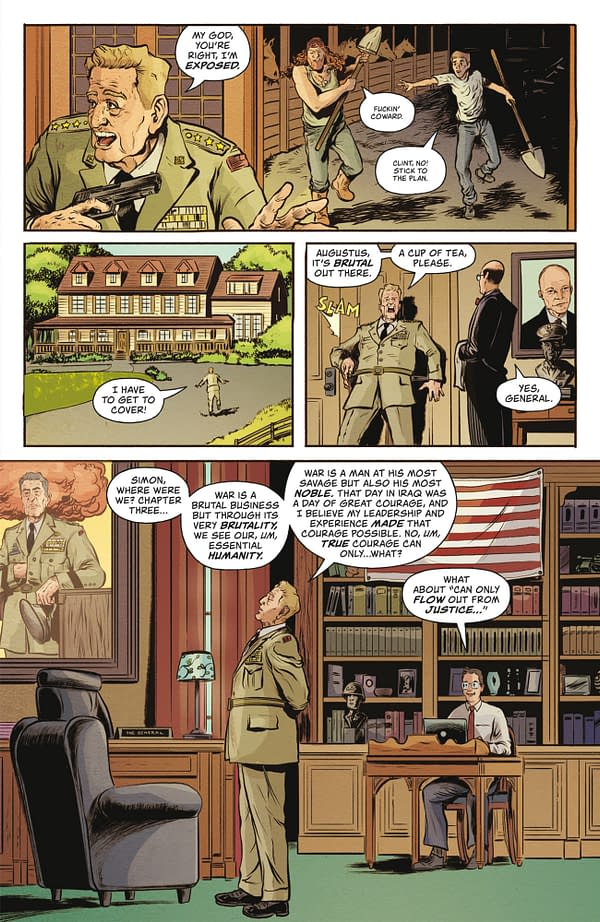 Interior preview page from AMERICAN CAPER #9 TYLER BOSS COVER