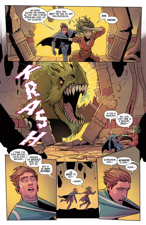 Interior preview page from MAGIC: THE GATHERING: UNTOLD STORIES--JACE #3 CAITLIN YARSKY COVER