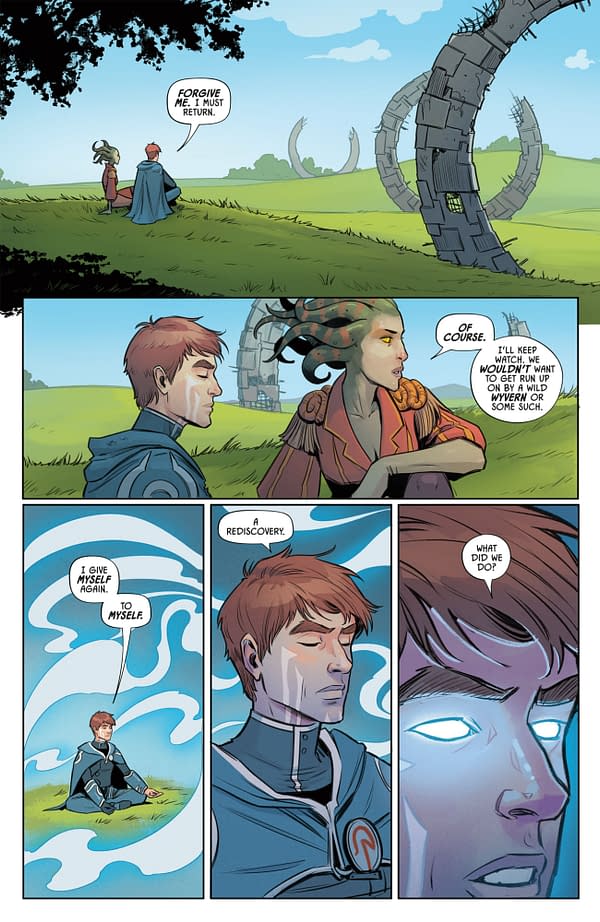 Interior preview page from MAGIC: THE GATHERING: UNTOLD STORIES--JACE #3 CAITLIN YARSKY COVER