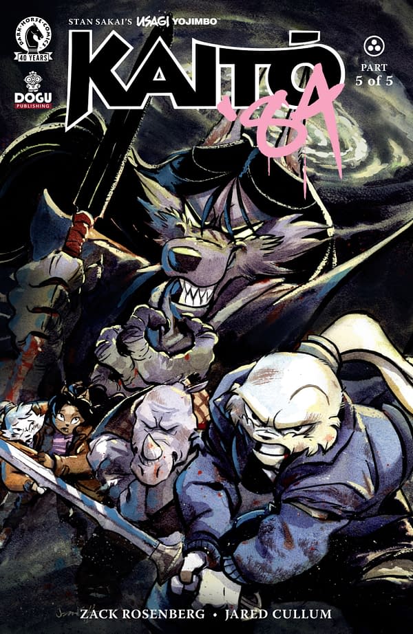 Cover image for USAGI YOJIMBO: KAITō '84 #5 JARED CULLUM COVER