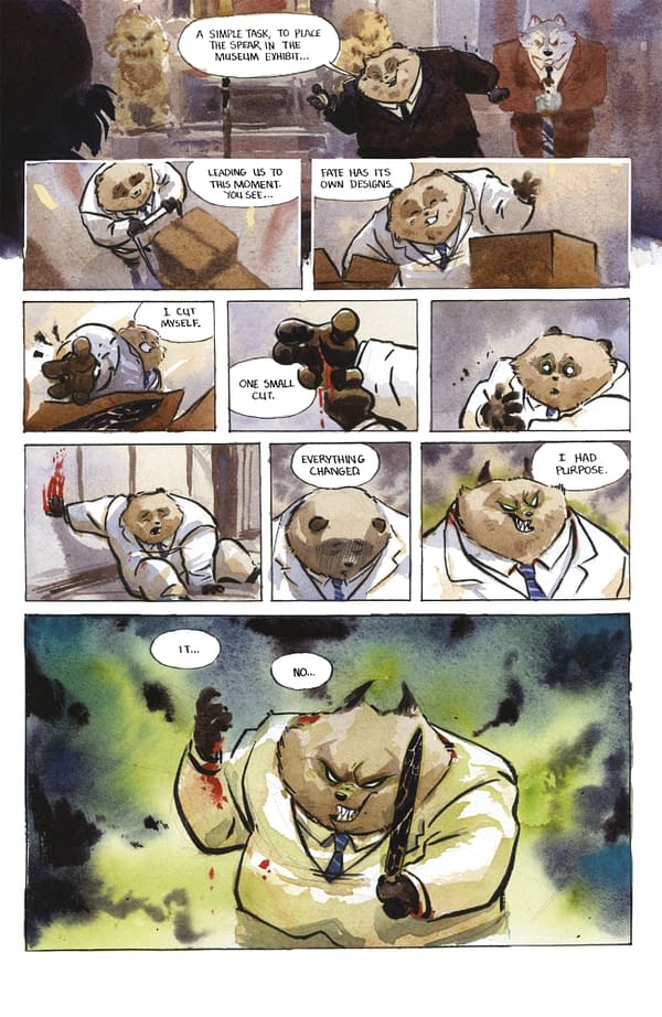 Interior preview page from USAGI YOJIMBO: KAITō '84 #5 JARED CULLUM COVER