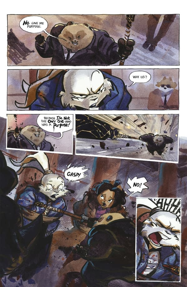 Interior preview page from USAGI YOJIMBO: KAITō '84 #5 JARED CULLUM COVER