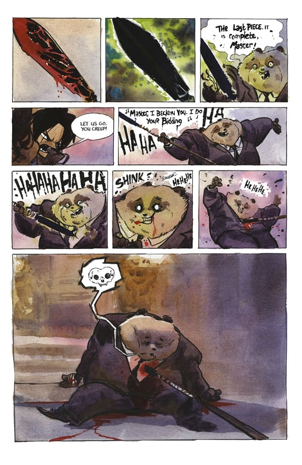 Interior preview page from USAGI YOJIMBO: KAITō '84 #5 JARED CULLUM COVER