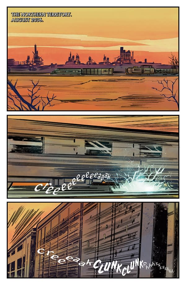 Interior preview page from KINGDOM OF EARTH #1 SOO LEE COVER