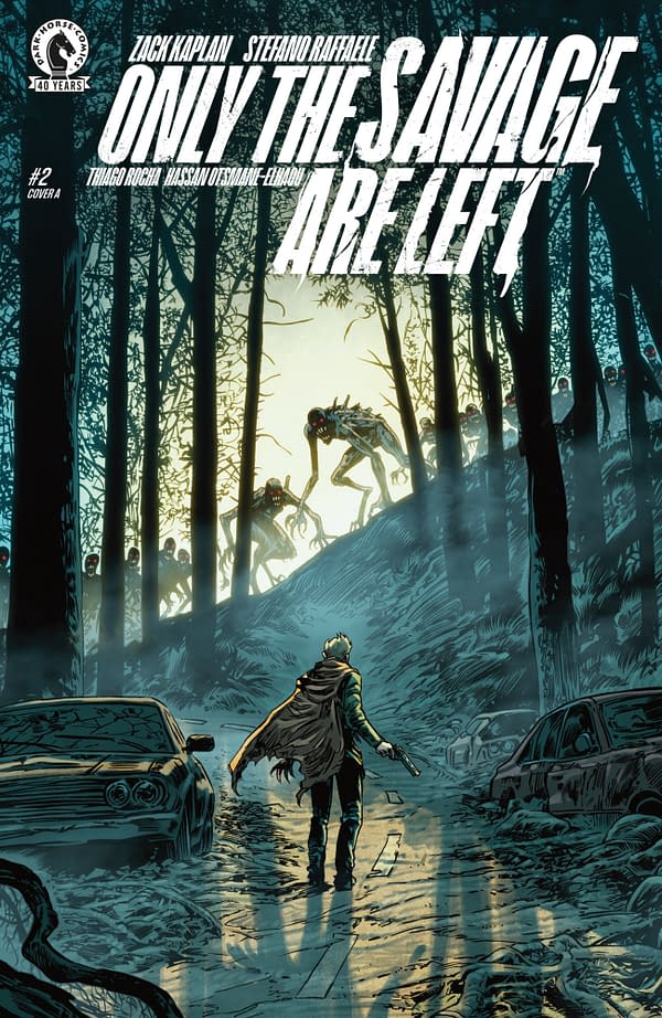 Cover image for ONLY THE SAVAGE ARE LEFT #2 STEFANO RAFFAELE COVER