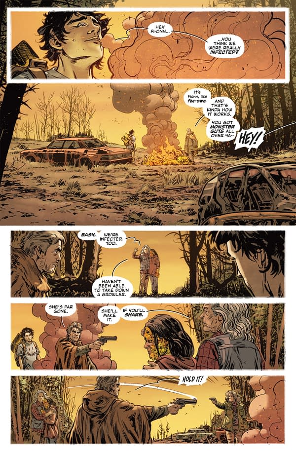 Interior preview page from ONLY THE SAVAGE ARE LEFT #2 STEFANO RAFFAELE COVER