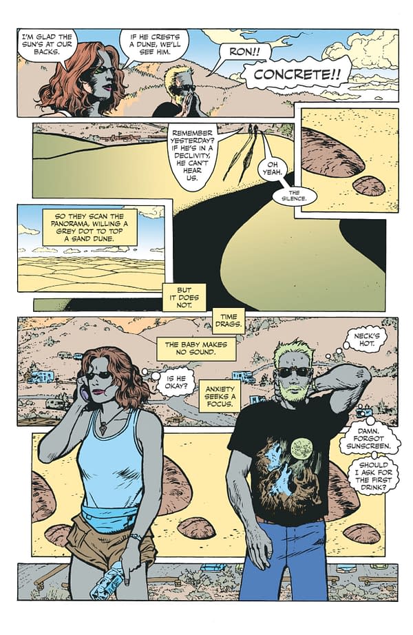 Interior preview page from CONCRETE: STARS OVER SAND #2 PAUL CHADWICK COVER
