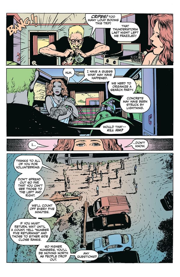 Interior preview page from CONCRETE: STARS OVER SAND #2 PAUL CHADWICK COVER