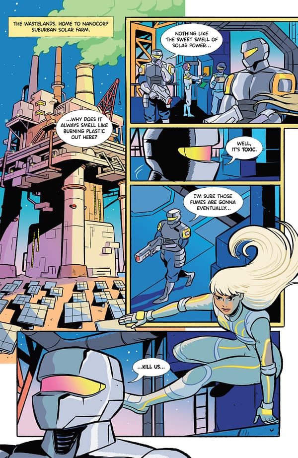 Interior preview page from NANO #1 NATACHA BUSTOS COVER