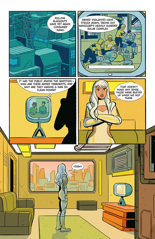 Interior preview page from NANO #1 NATACHA BUSTOS COVER