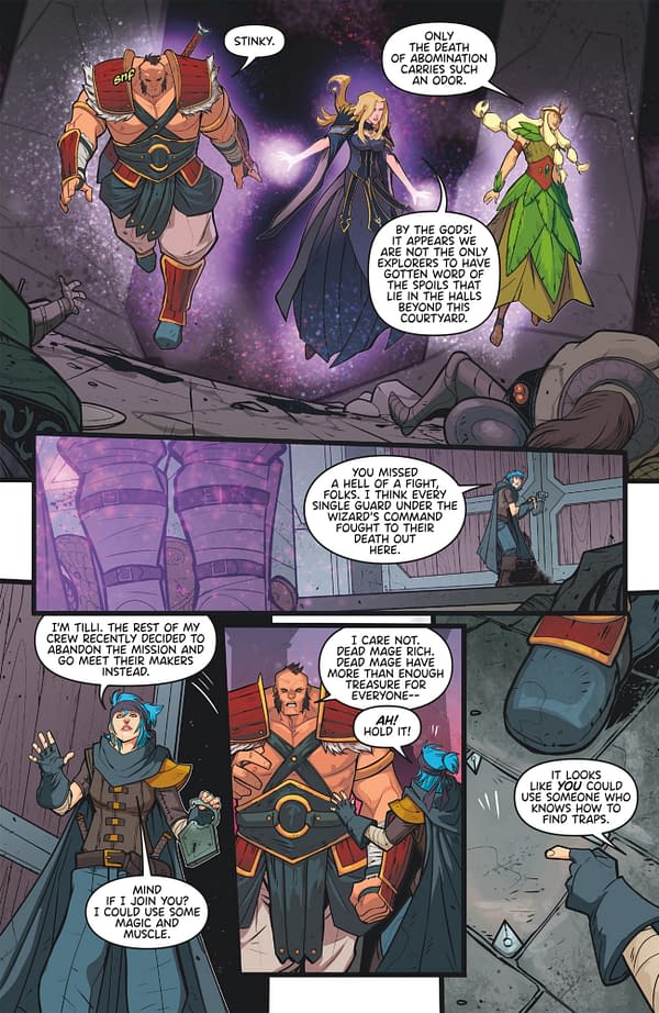 Interior preview page from DUNGEONS & DRAGONS: TOTAL PARTY KILLERS #1 ELIZABETH BEALS COVER