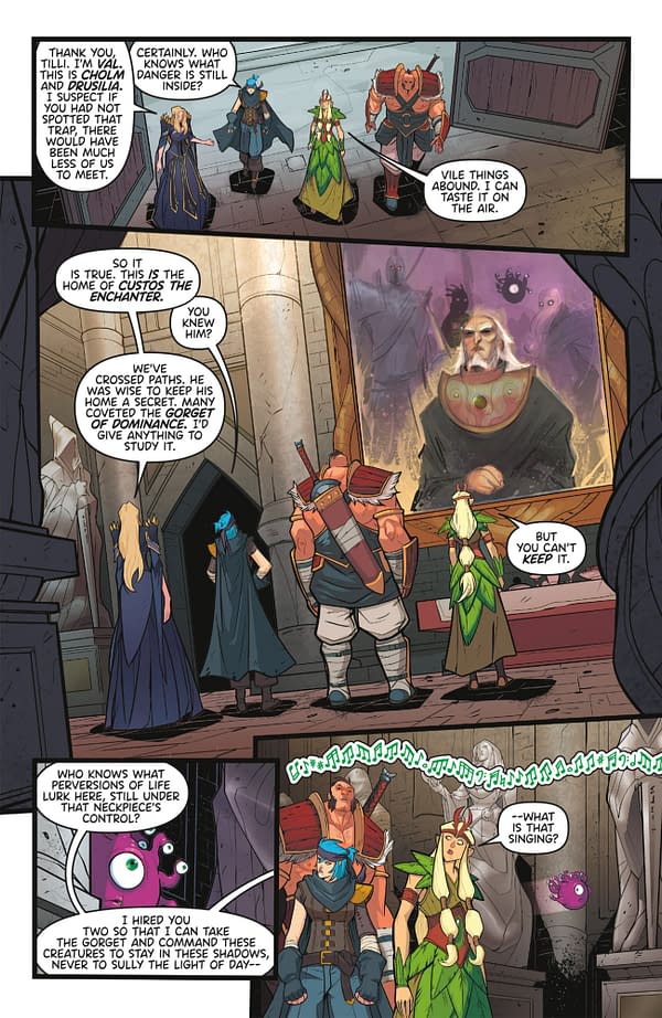 Interior preview page from DUNGEONS & DRAGONS: TOTAL PARTY KILLERS #1 ELIZABETH BEALS COVER