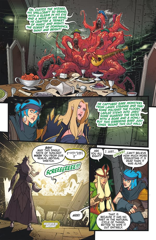Interior preview page from DUNGEONS & DRAGONS: TOTAL PARTY KILLERS #1 ELIZABETH BEALS COVER