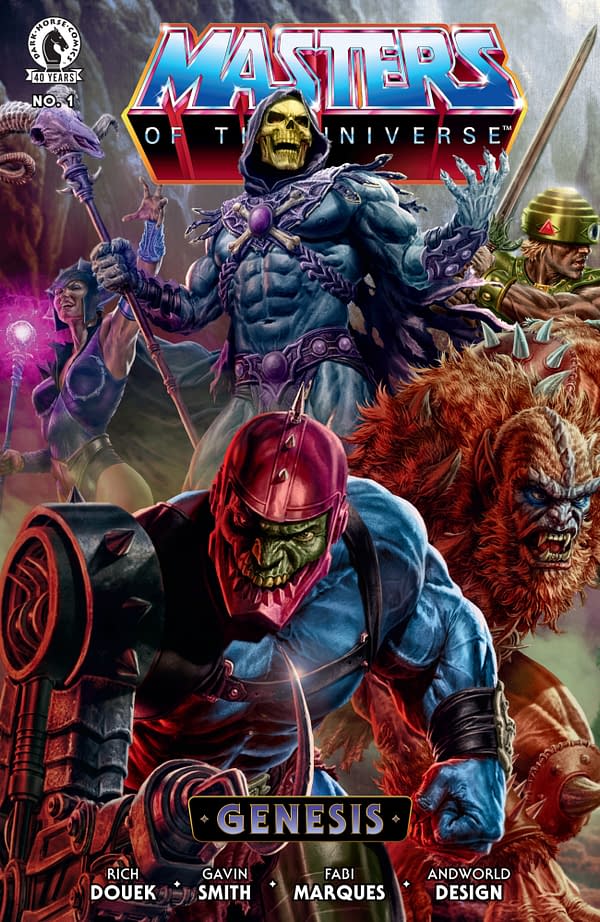 Cover image for Masters of the Universe: Genesis #1 (CVR B) (Lee Bermejo)