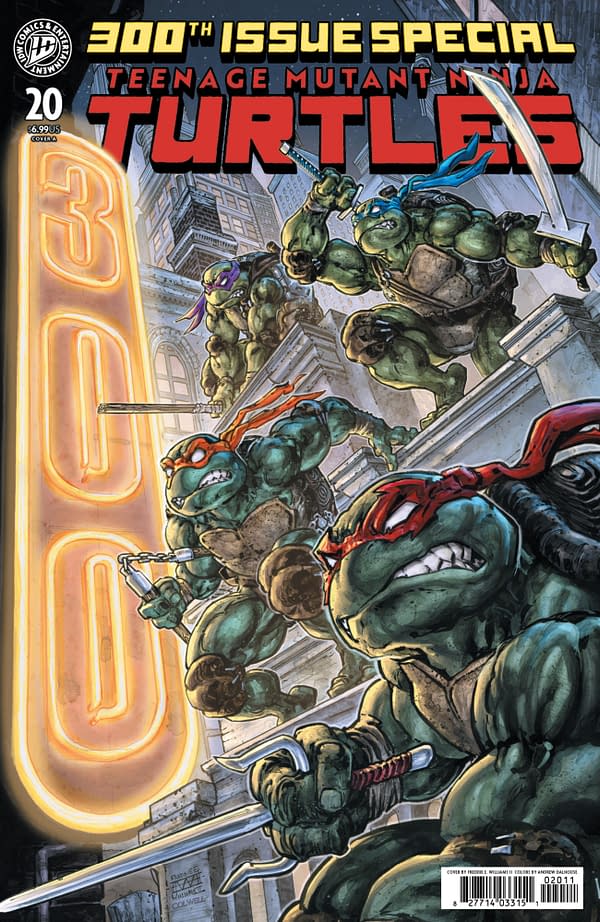 Cover image for TEENAGE MUTANT NINJA TURTLES #20 FREDDIE E. WILLIAMS II COVER
