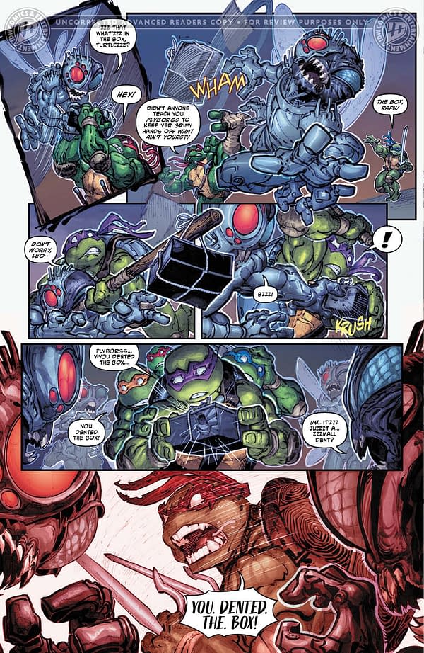 Interior preview page from TEENAGE MUTANT NINJA TURTLES #20 FREDDIE E. WILLIAMS II COVER