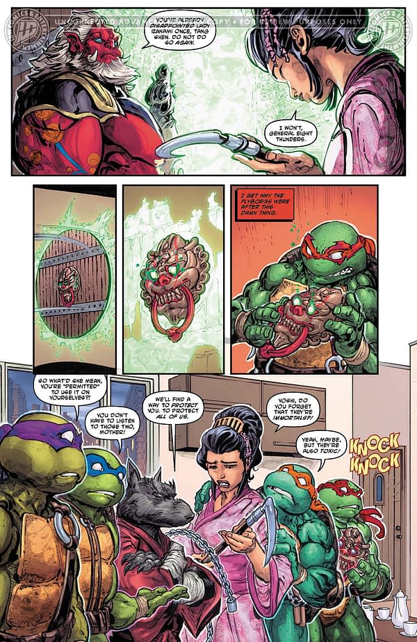 Interior preview page from TEENAGE MUTANT NINJA TURTLES #20 FREDDIE E. WILLIAMS II COVER