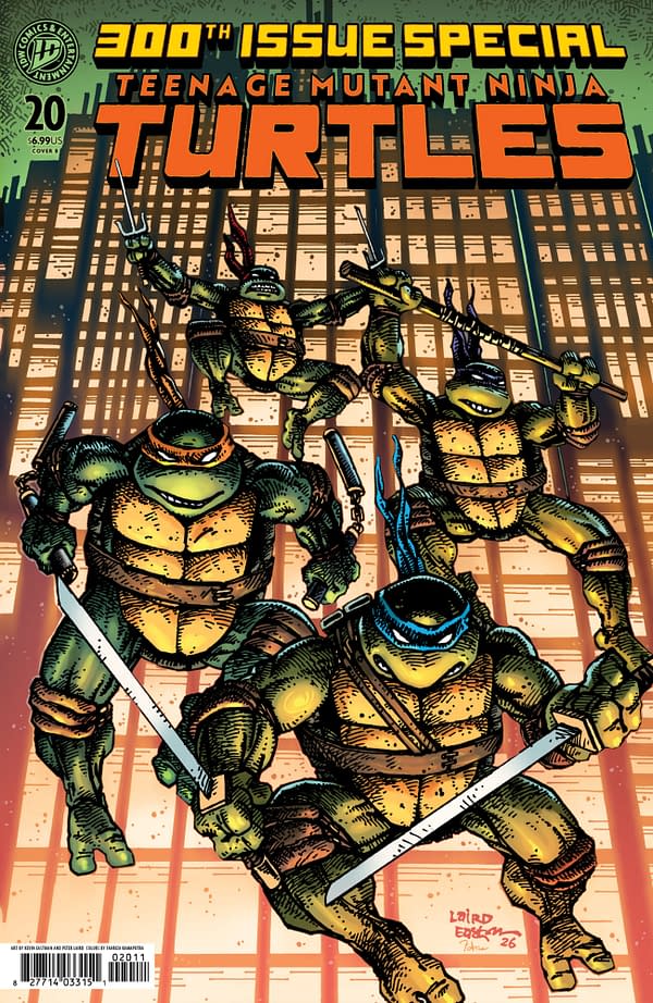 Cover image for Teenage Mutant Ninja Turtles #20: 300th Issue Special Variant B (Eastman & Laird)