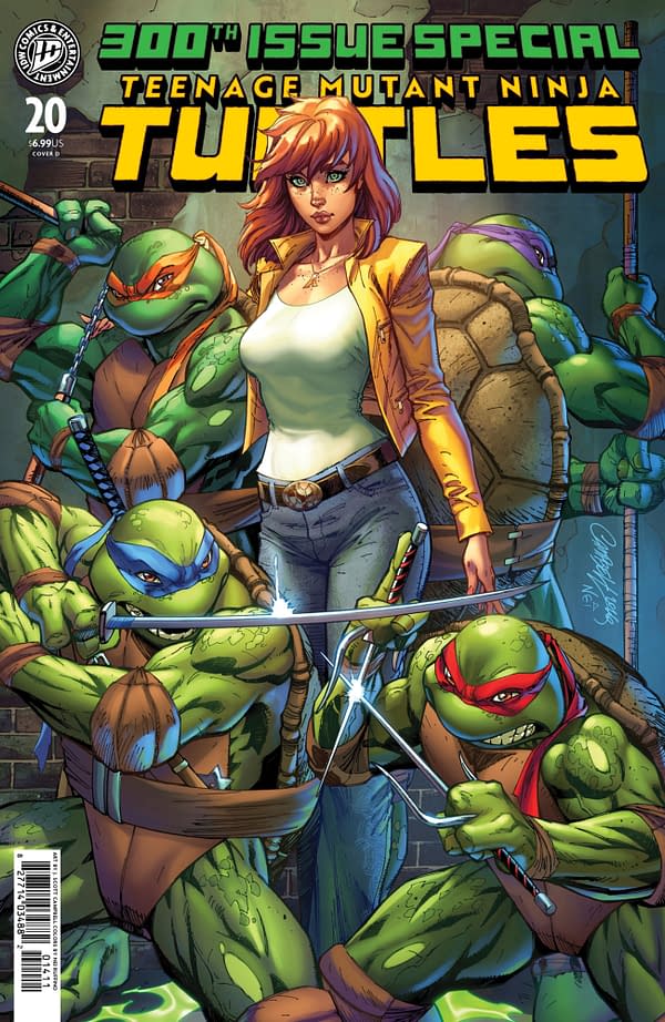 Cover image for Teenage Mutant Ninja Turtles #20: 300th Issue Special Variant D (Campbell)