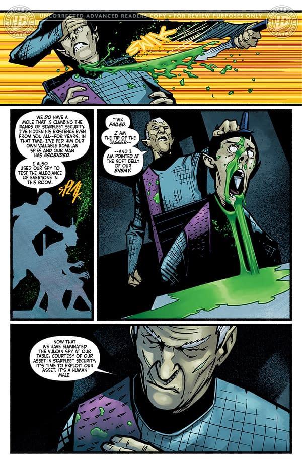 Interior preview page from STAR TREK: RED SHIRTS - GHOST OF THE 21ST CENTURY #1 CHRIS SHEHAN COVER