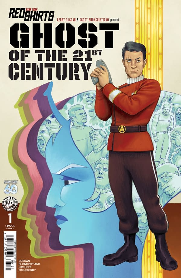 Cover image for Star Trek: Red Shirts--Ghost of the 21st Century #1 Variant B (Ward)