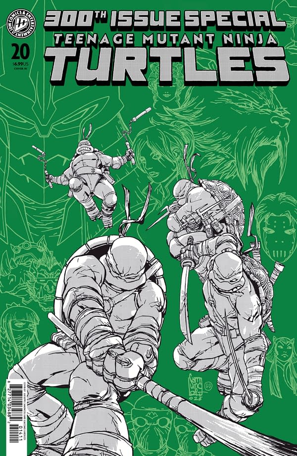 Cover image for Teenage Mutant Ninja Turtles #20: 300th Issue Special Variant RI (100) (Camuncoli)
