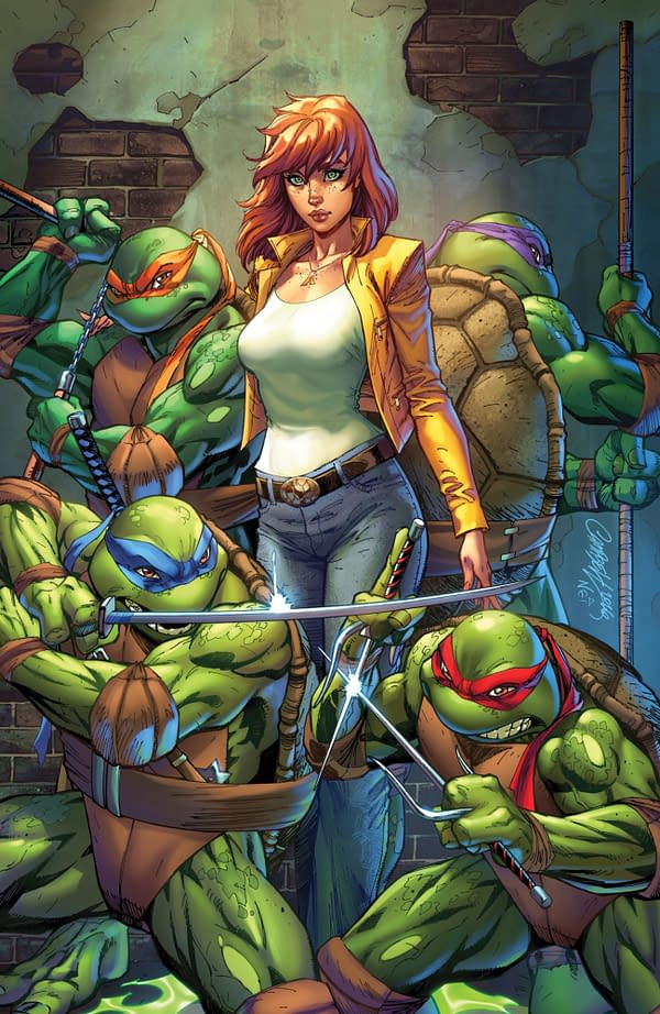 Cover image for Teenage Mutant Ninja Turtles #20: 300th Issue Special Variant RI (200) (Campbell Full Art)