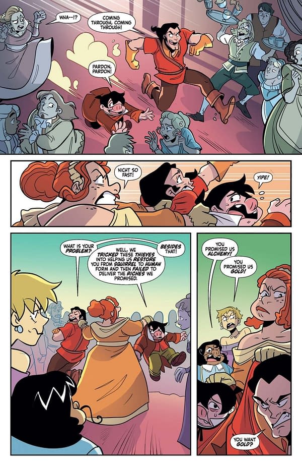 Interior preview page from Disney Villains: Gaston #5