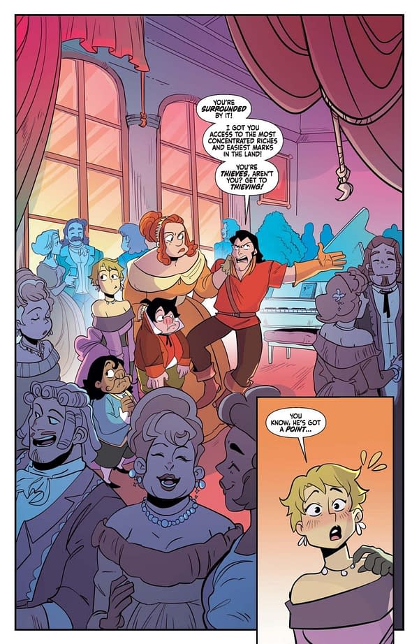 Interior preview page from Disney Villains: Gaston #5