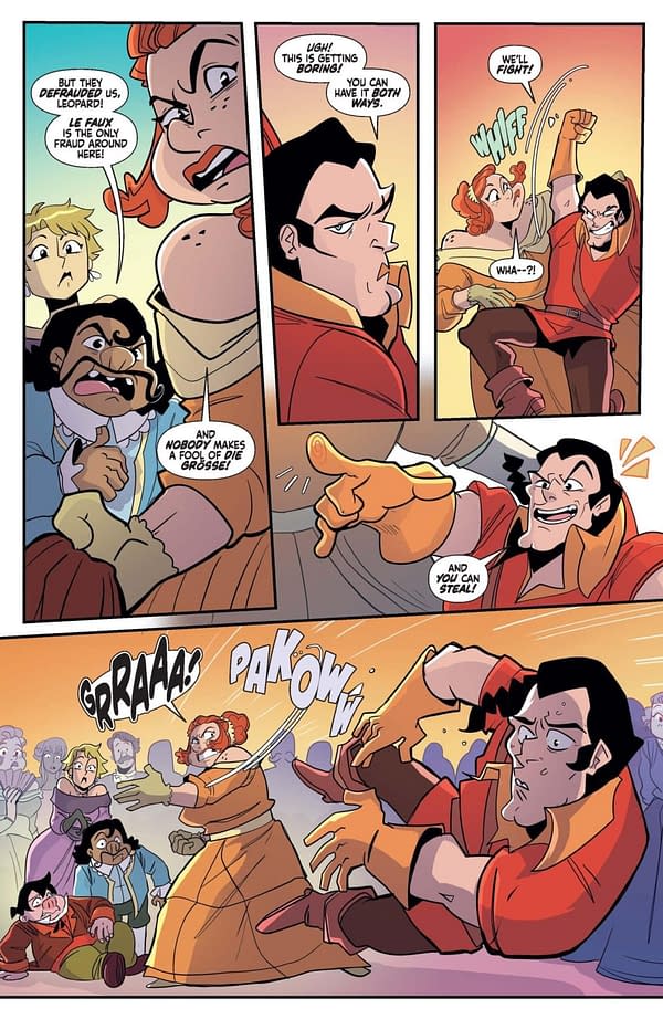Interior preview page from Disney Villains: Gaston #5