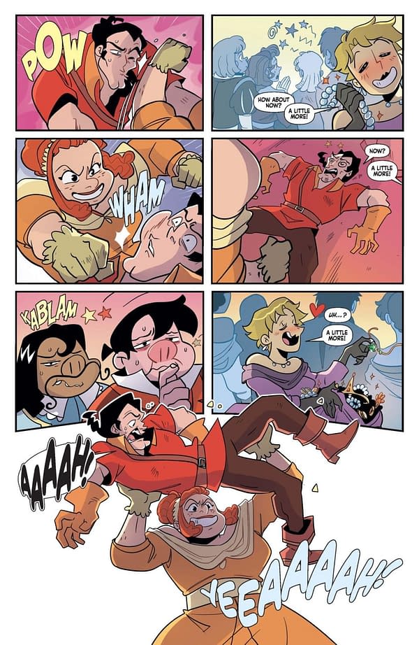 Interior preview page from Disney Villains: Gaston #5