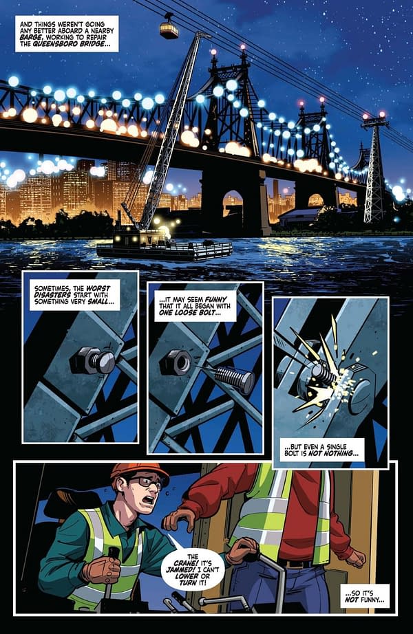 Interior preview page from Gargoyles #1