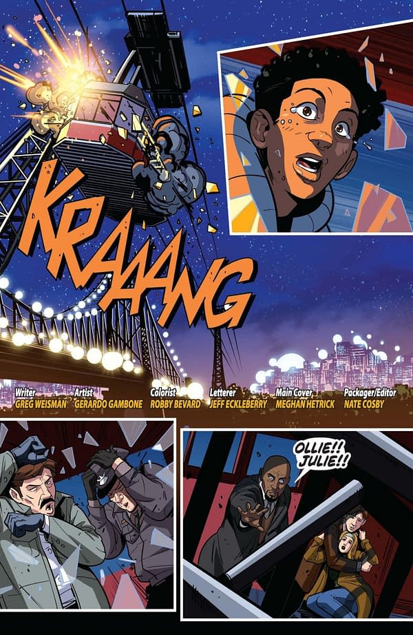 Interior preview page from Gargoyles #1