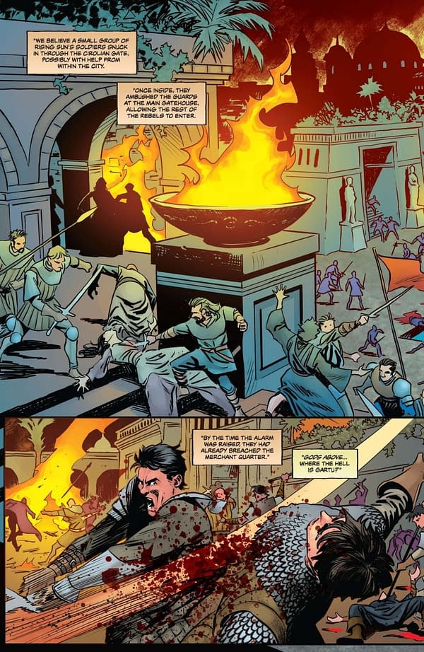 Interior preview page from Red Sonja: She-Devil with a Sword #4