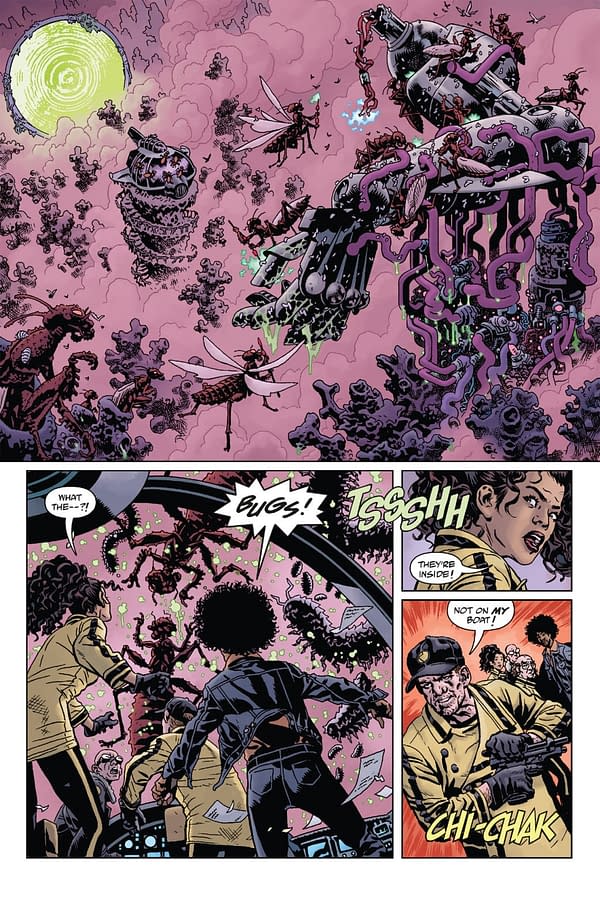 Interior preview page from GIANT ROBOT HELLBOY RETURNS #2 DUNCAN FEGREDO COVER