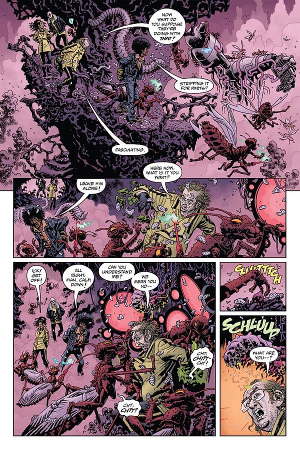 Interior preview page from GIANT ROBOT HELLBOY RETURNS #2 DUNCAN FEGREDO COVER