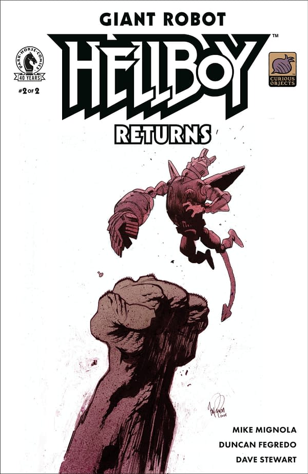 Cover image for Giant Robot Hellboy Returns #2 (CVR B) (James Harren)