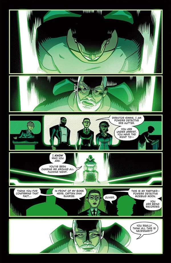 Interior preview page from POWERS 25 #12 MICHAEL AVON OEMING COVER