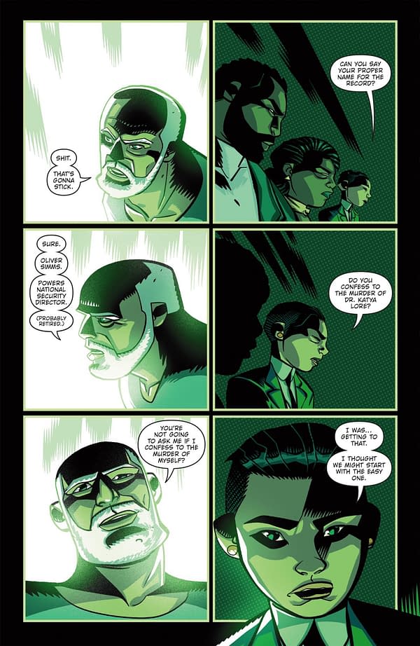 Interior preview page from POWERS 25 #12 MICHAEL AVON OEMING COVER