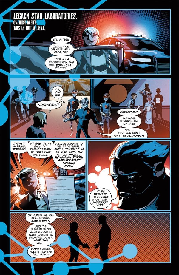 Interior preview page from POWERS 25 #12 MICHAEL AVON OEMING COVER