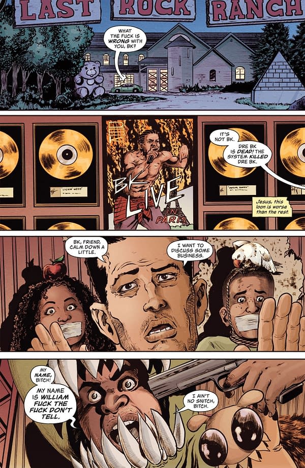 Interior preview page from AMERICAN CAPER #10 TYLER BOSS COVER